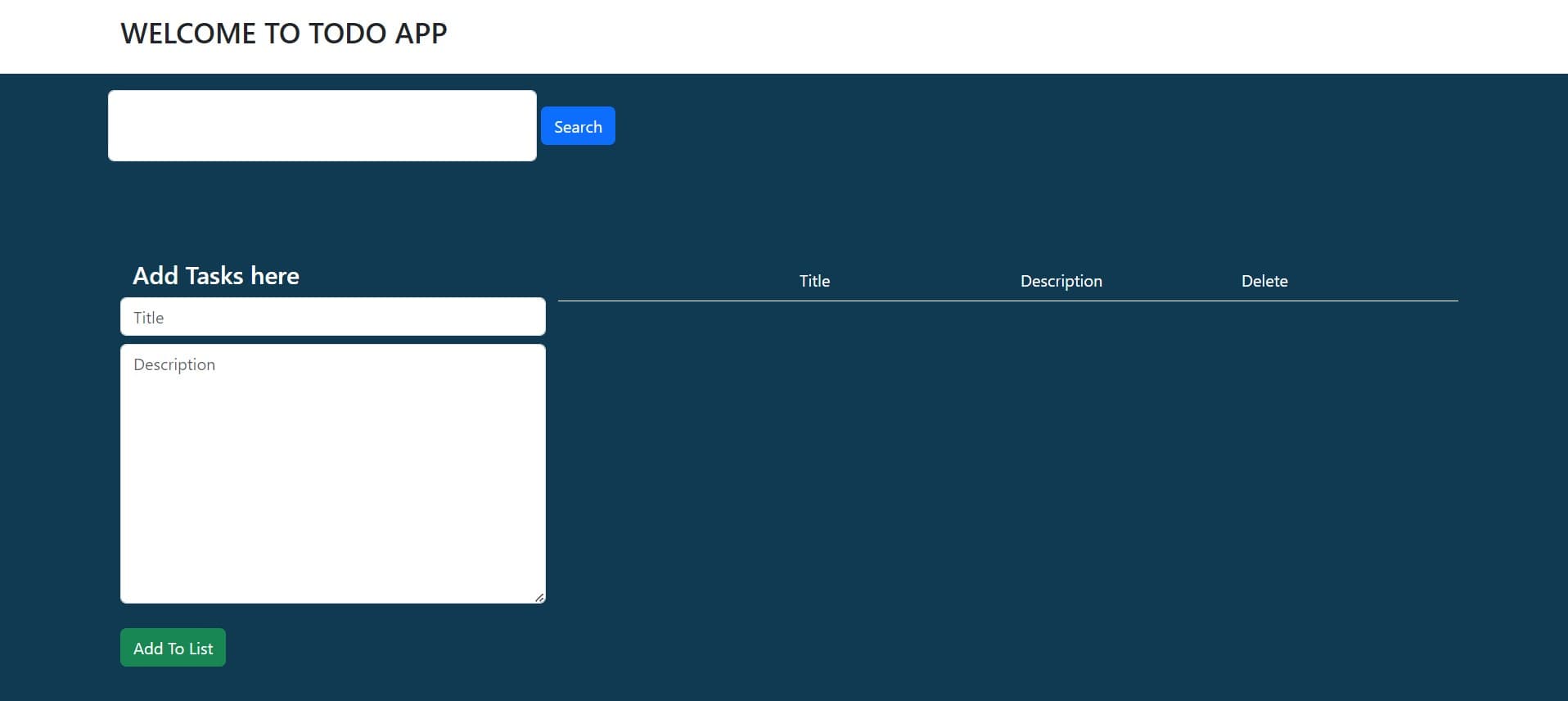 Todo Web App